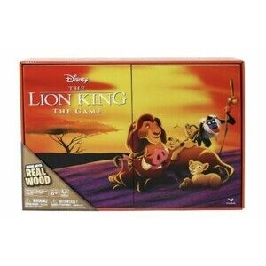 Retro '90s Disney Lion King‎ Board Game Deluxe Wooden Edition Real Wood New Nice